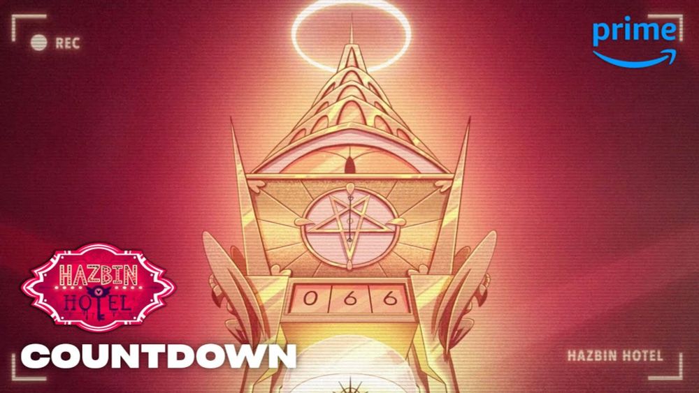 Clocktower Countdown to Premiere | Hazbin Hotel | Prime Video