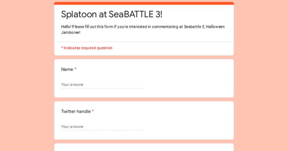 Splatoon at SeaBATTLE 3!