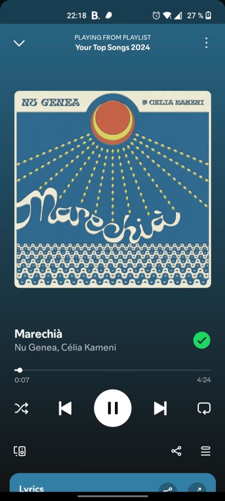 marechià by nu genea is playing on spotify
