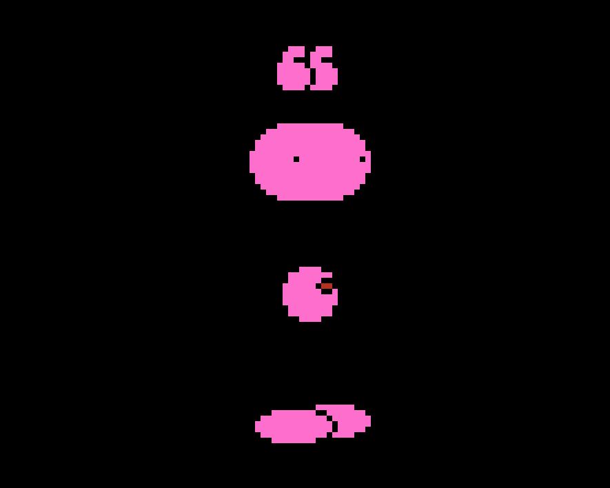 An NES sprite of Sukapon from Joy Mech Fight.