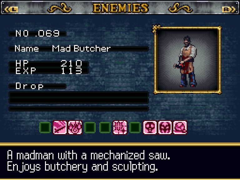 Info on the Mad Butcher from Castlevania: Order of Ecclesia, who suspiciously resembles The Texas Chainsaw Massacre antagonist, Leatherface.
