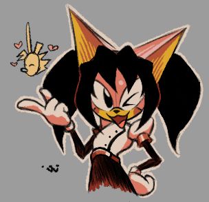 I did the general sketch and line art 
Hatty did the colors