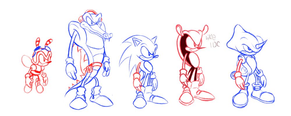 Did not care enough to put full energy into Charmy and Mighty