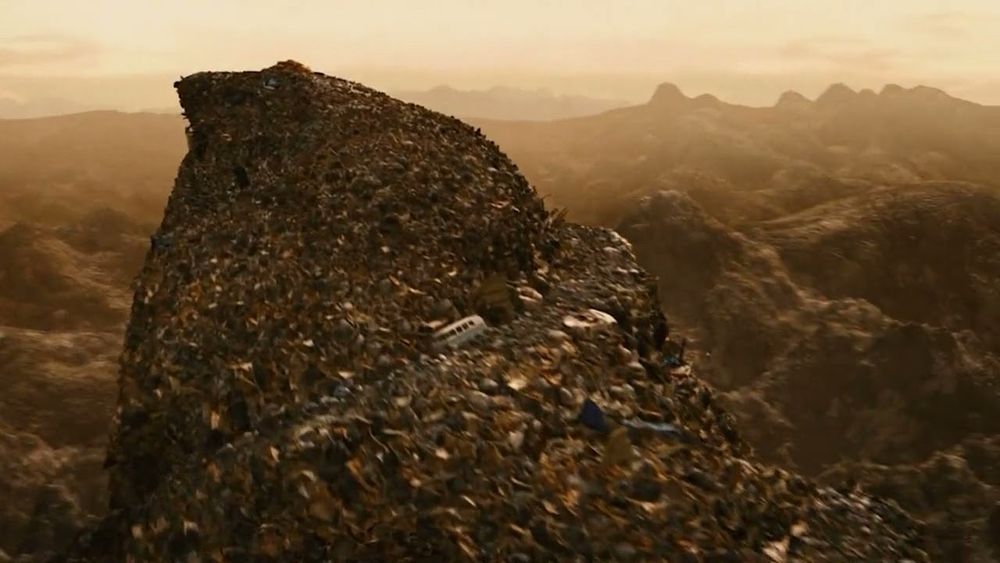 The Great Garbage Avalanche from the movie Idicracy.