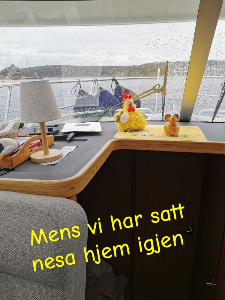 Hjemfart i drittvær etter 9 dager på sjøen. 