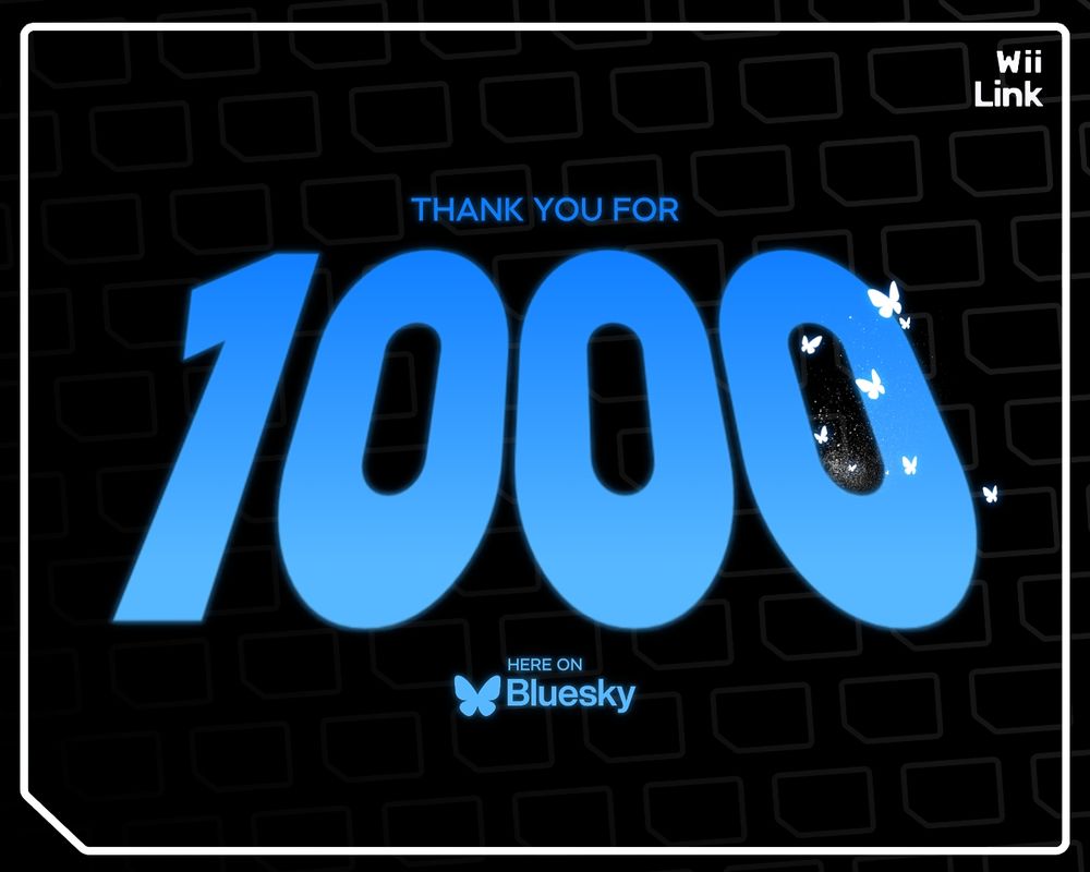 Thank you for 1000 here on Bluesky