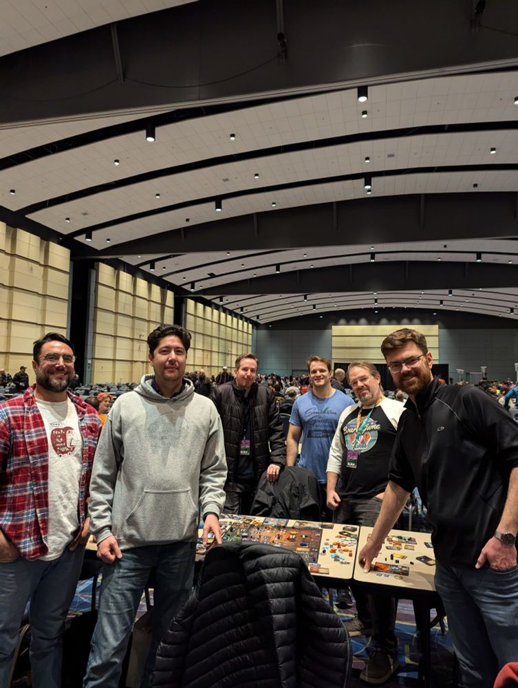 1st annual PAX Unplugged Board Game Hottakes podcast-inspired Dune Imperium Uprising 6 player team mode. After 3+ hours the "good guys" pulled off a 24-22 point victory over the Emporer's forces of Law and Order. GG and thanks to Ted(tksc4) for making it happen.