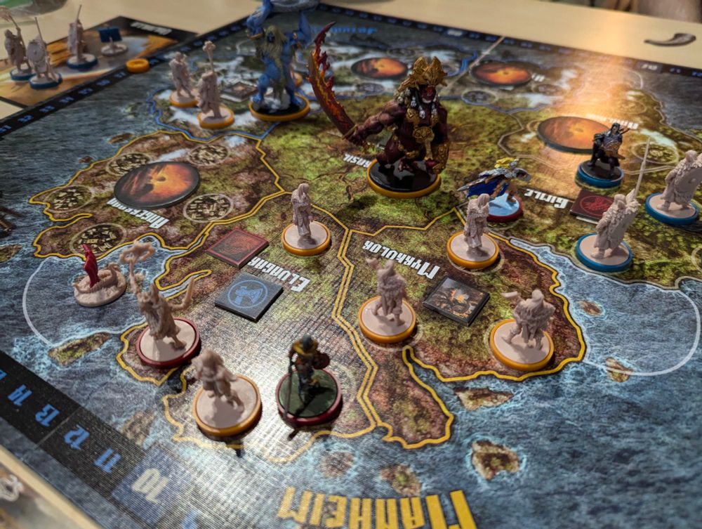 Fire Giant stands tall after a mighty victory in Yggdrasil