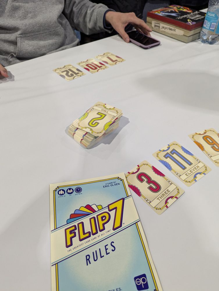 Flip 7 game in progress 