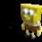 low quality gif of spongebob dancing