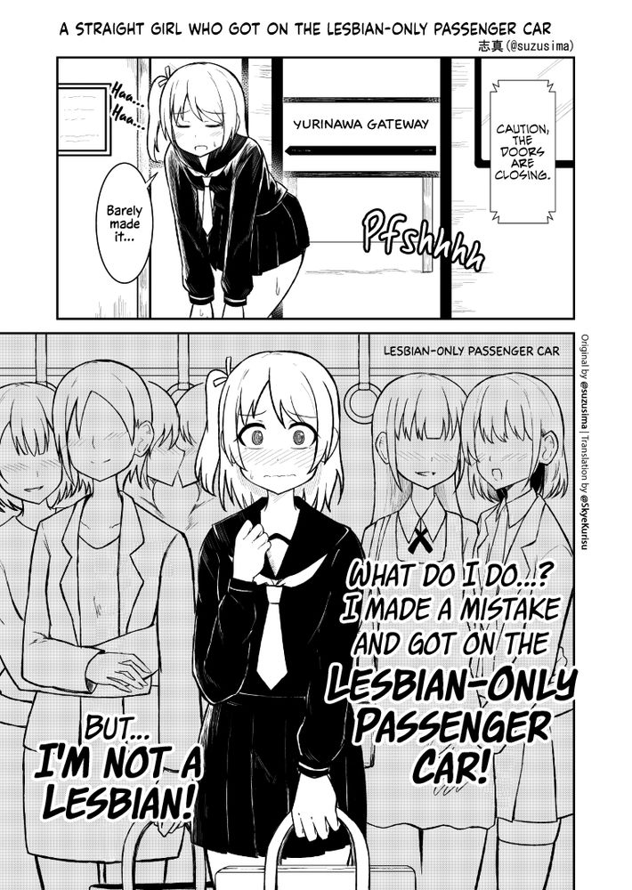 A Straight Girl Who Got on the Lesbian-only passenger car
