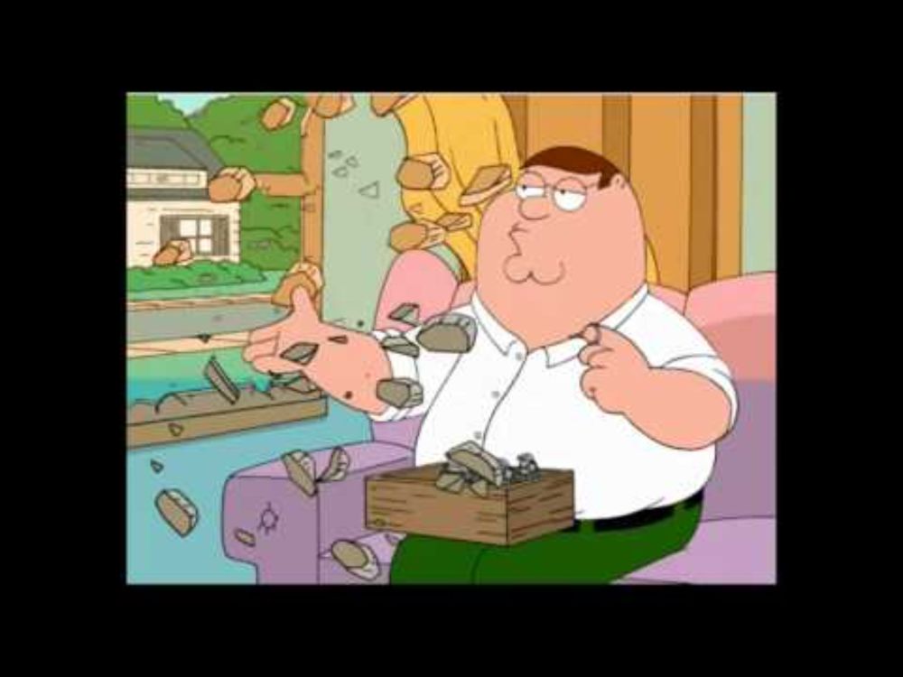 Peter Griffin Thinking grenades