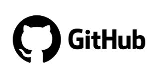 Imagen de fondo blanco con el logotipo de Github y el texto "GitHub" a su derecha.
