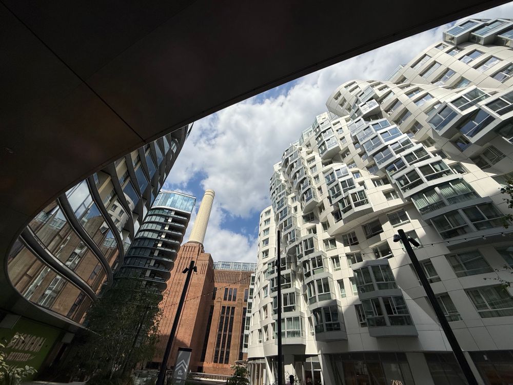 Housing at the Battersea power station. 