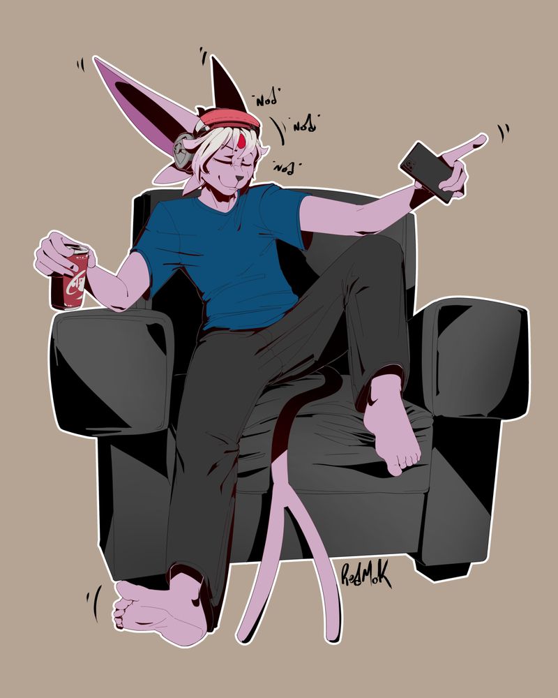 commission for Jack featuring my Redwolf