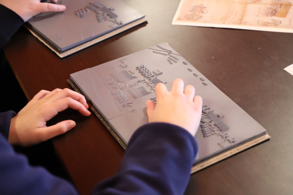 Tactile models of original documents at The National Archives.