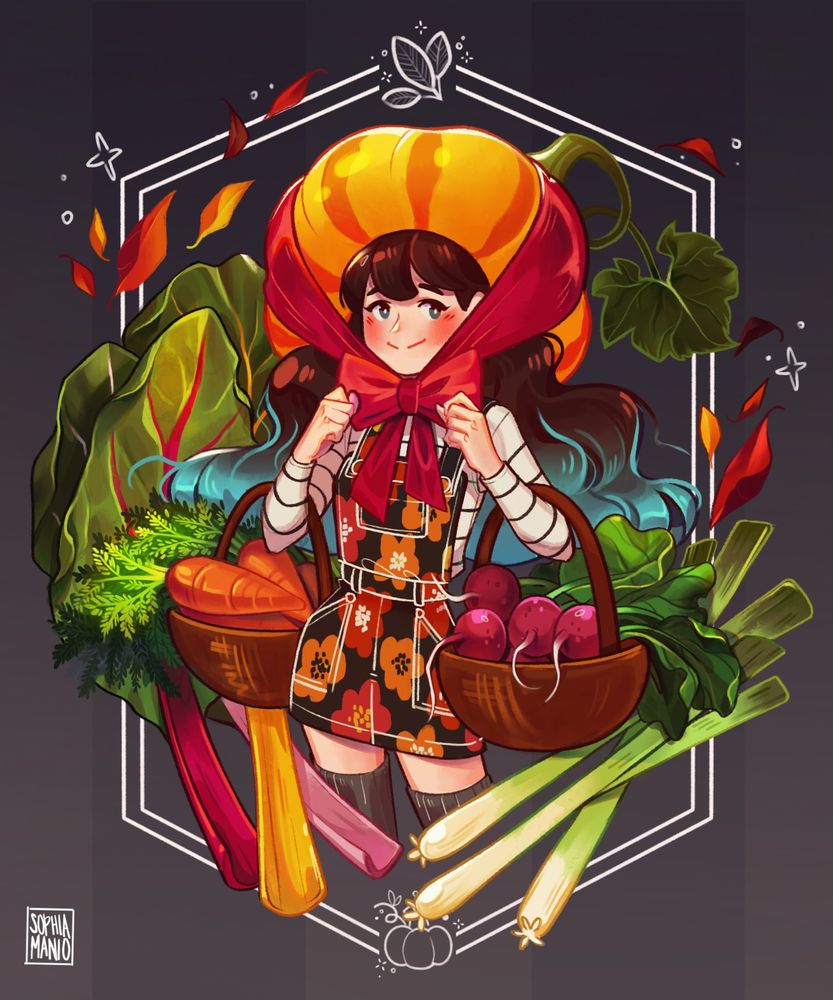 A harvest themed farmer girl! 