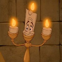 Lumiere the gay candlestick from Beauty and the Beast