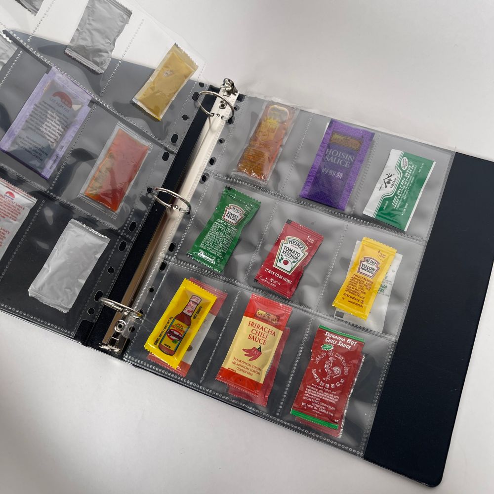 You know I keep that ting on me: Binder full of sauce packets edition 