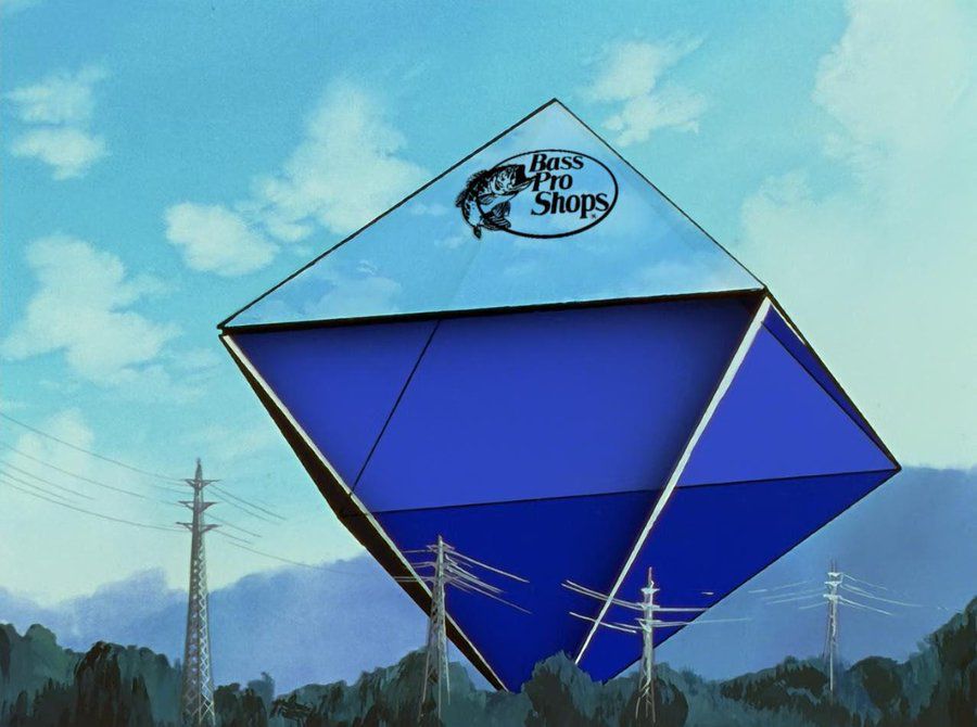 Neon Genesis Evangelion sponsored by Bass Pro Shops