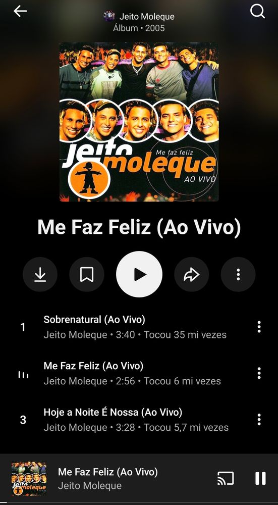 Jeito Moleque Ao Vivo (2005)