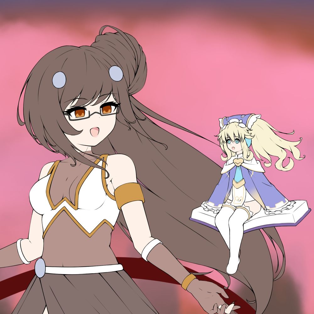 WIP illustration of Fuscus, a Neptunia oc by Bradythebshafan, and Histoire