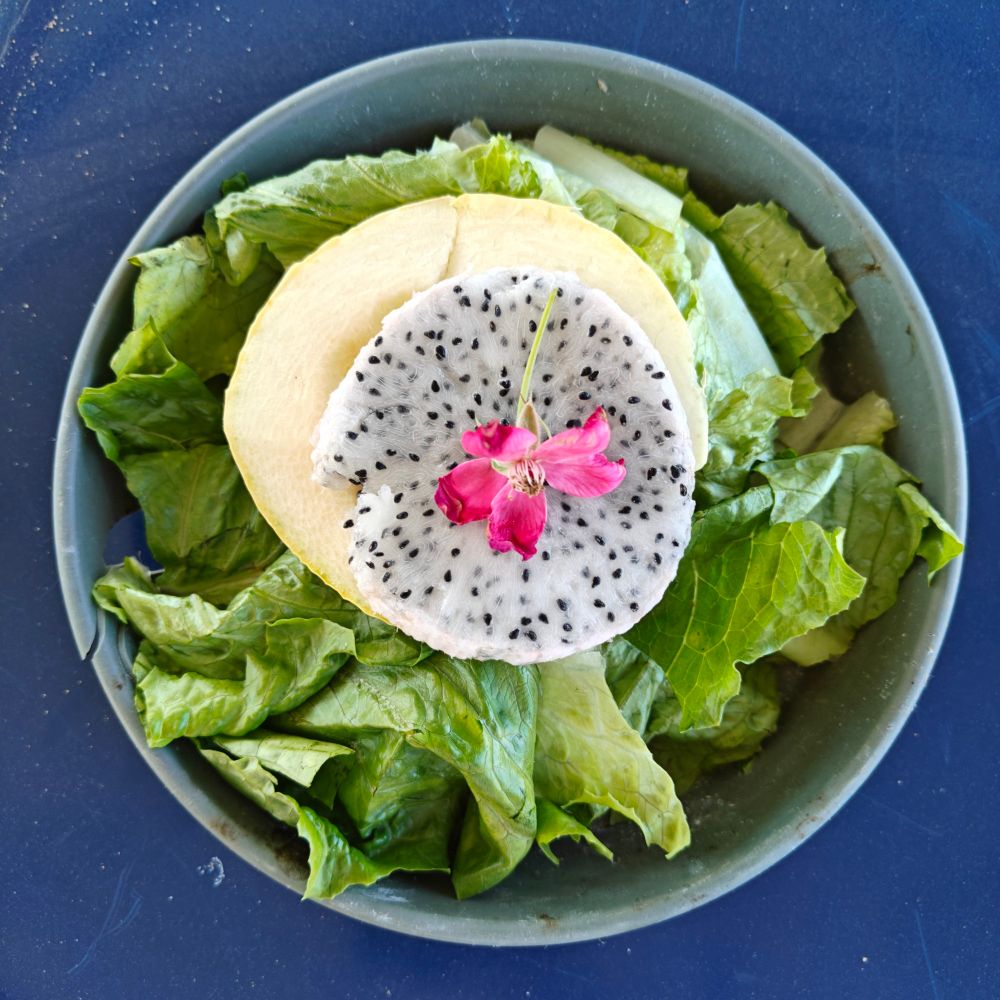 Salad containing the things mentioned