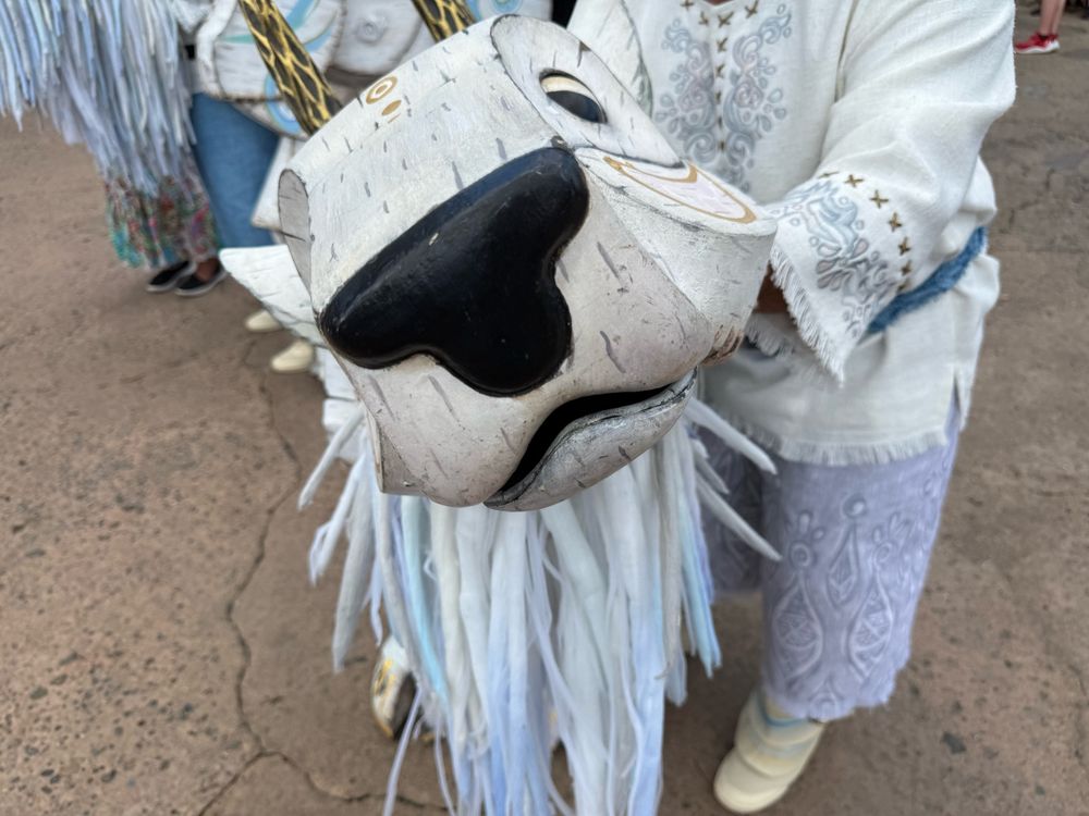 Merry menagerie snowy puppets at Disney’s animal kingdom