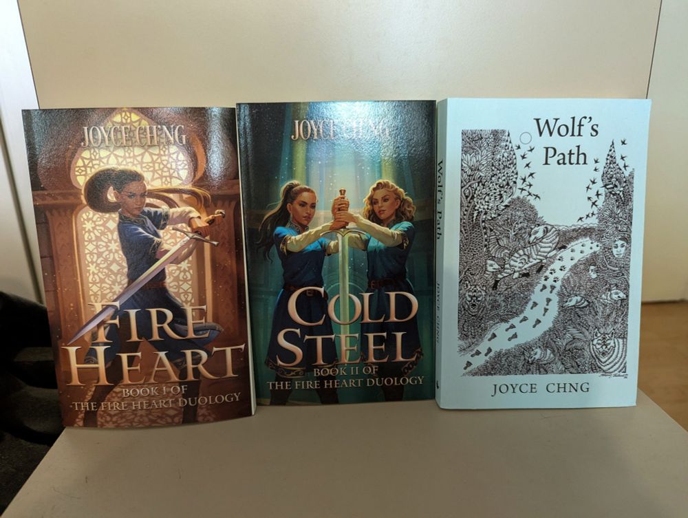 Fire Heart, Cold Steel and Wolf's Path.