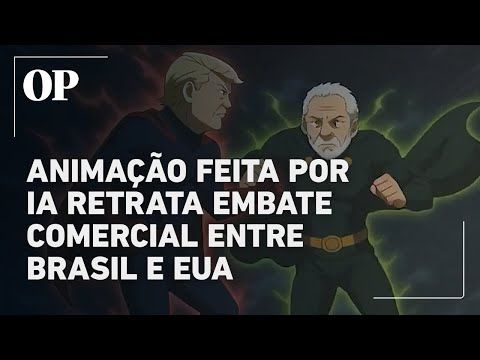 "Lula e os Brics contra o Império das Tarifas": anime põe Trump e Bolsonaro como vilões e viraliza