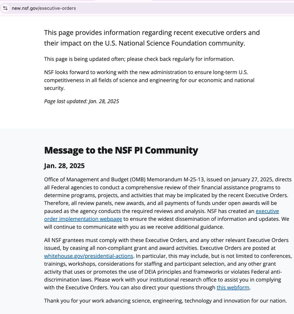 https://new.nsf.gov/executive-orders