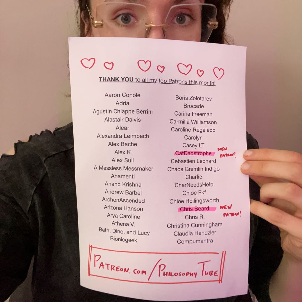 That’s Abi’s list of patrons 