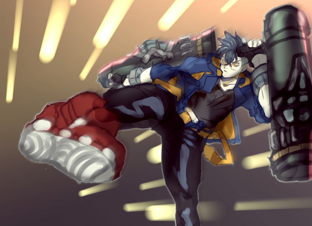 all that work into the tonfa design and they didn't even use them on a card 😭