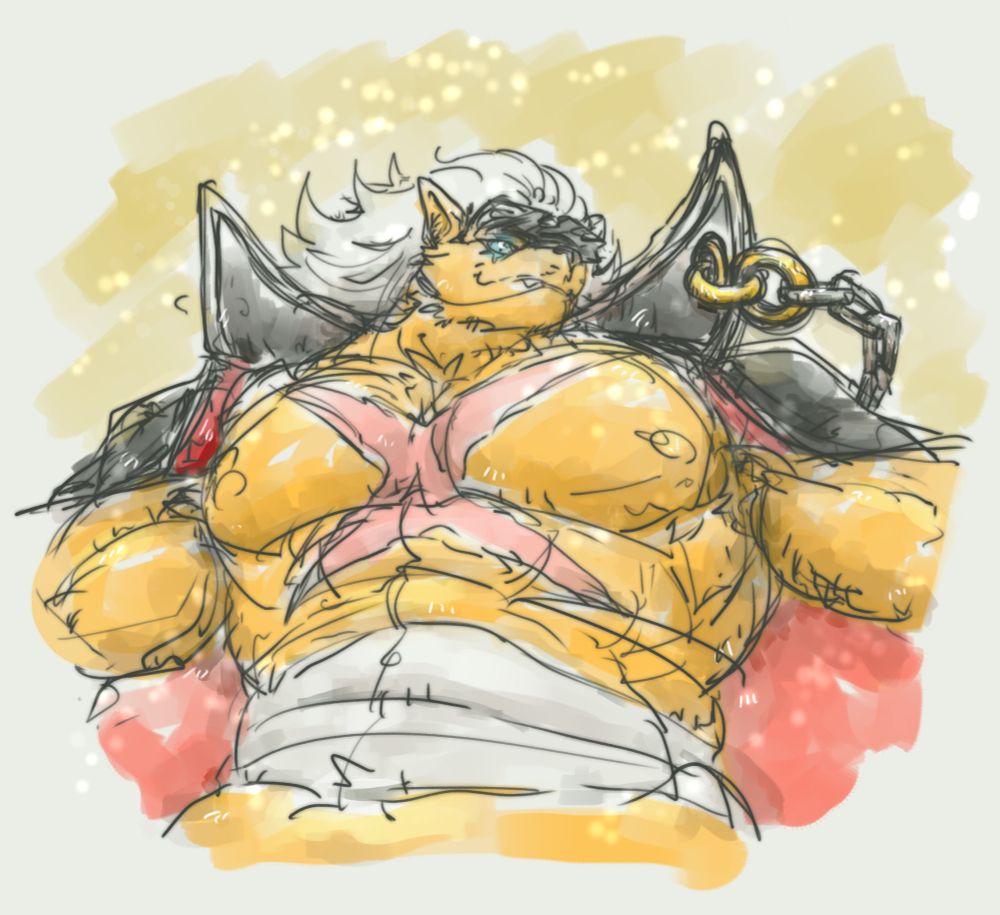 Bust drawing of Bancholeomon 