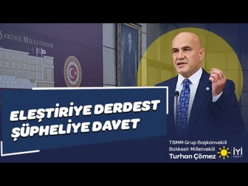 ELEŞTİRİYE DERDEST ŞÜPHELİYE DAVET | TBMM 16 EKİM 2025