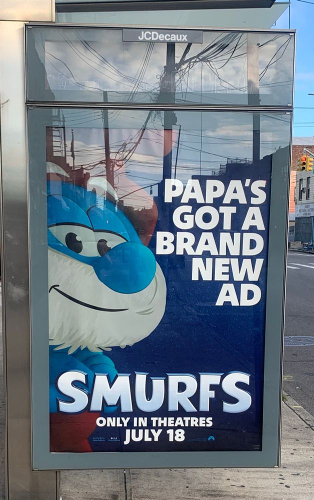atrocious Smurfs movie bust advert nauseating stuff 