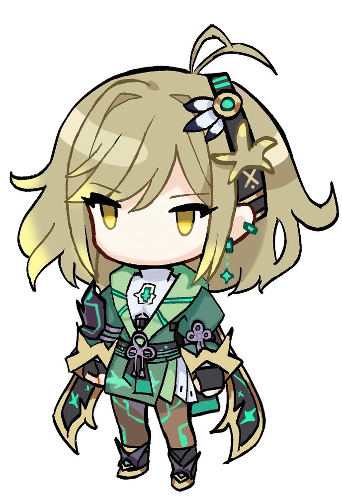 A chibi drawing of a character… who is it?