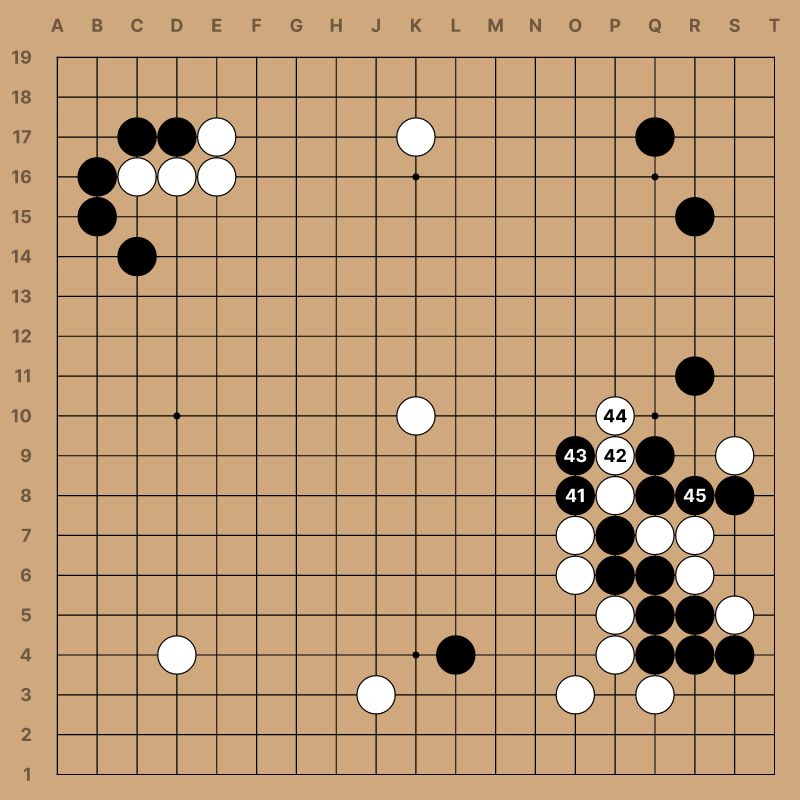 (;CA[UTF-8]FF[4]GM[1]KM[0]RU[Chinese]SZ[19];B[pc];W[dp];B[qe];W[dd];B[pp];W[jc];B[cf];W[jj];B[cc];W[cd];B[dc];W[ed];B[bd];W[ec];B[be];W[nq];B[kp];W[qn];B[pn];W[pm];B[on];W[nn];B[om];W[ol];B[qo];W[nm];B[pl];W[qm];B[pk];W[rk];B[qi];W[op];B[rl];W[oo];B[po];W[ro];B[rp];W[pq];B[qp];W[iq];B[nl];W[ok];B[nk];W[oj];B[ql])