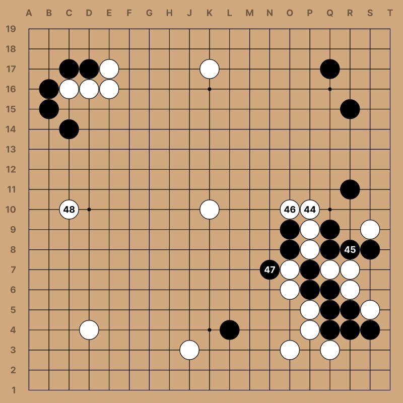 (;CA[UTF-8]FF[4]GM[1]KM[0]RU[Chinese]SZ[19];B[pc];W[dp];B[qe];W[dd];B[pp];W[jc];B[cf];W[jj];B[cc];W[cd];B[dc];W[ed];B[bd];W[ec];B[be];W[nq];B[kp];W[qn];B[pn];W[pm];B[on];W[nn];B[om];W[ol];B[qo];W[nm];B[pl];W[qm];B[pk];W[rk];B[qi];W[op];B[rl];W[oo];B[po];W[ro];B[rp];W[pq];B[qp];W[iq];B[nl];W[ok];B[nk];W[oj];B[ql];W[nj];B[mm];W[cj])