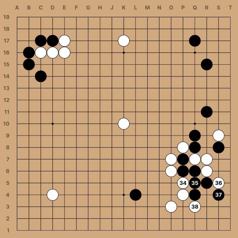 (;CA[UTF-8]FF[4]GM[1]KM[0]RU[Chinese]SZ[19];B[pc];W[dp];B[qe];W[dd];B[pp];W[jc];B[cf];W[jj];B[cc];W[cd];B[dc];W[ed];B[bd];W[ec];B[be];W[nq];B[kp];W[qn];B[pn];W[pm];B[on];W[nn];B[om];W[ol];B[qo];W[nm];B[pl];W[qm];B[pk];W[rk];B[qi];W[op];B[rl];W[oo];B[po];W[ro];B[rp];W[pq])