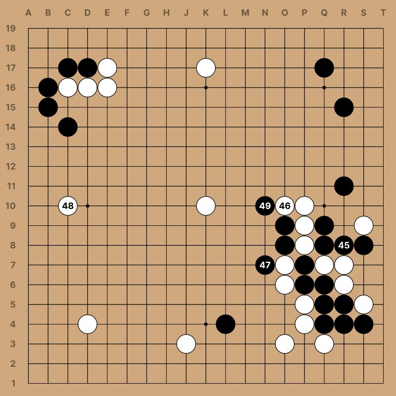 (;CA[UTF-8]FF[4]GM[1]KM[0]RU[Chinese]SZ[19];B[pc];W[dp];B[qe];W[dd];B[pp];W[jc];B[cf];W[jj];B[cc];W[cd];B[dc];W[ed];B[bd];W[ec];B[be];W[nq];B[kp];W[qn];B[pn];W[pm];B[on];W[nn];B[om];W[ol];B[qo];W[nm];B[pl];W[qm];B[pk];W[rk];B[qi];W[op];B[rl];W[oo];B[po];W[ro];B[rp];W[pq];B[qp];W[iq];B[nl];W[ok];B[nk];W[oj];B[ql];W[nj];B[mm];W[cj];B[mj])