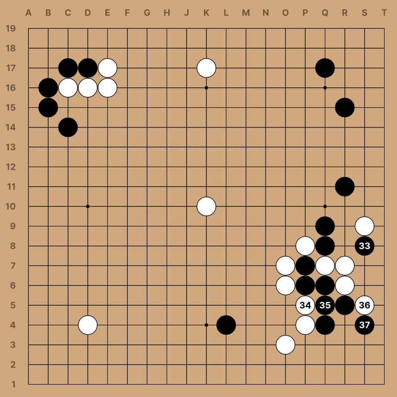 (;CA[UTF-8]FF[4]GM[1]KM[0]RU[Chinese]SZ[19];B[pc];W[dp];B[qe];W[dd];B[pp];W[jc];B[cf];W[jj];B[cc];W[cd];B[dc];W[ed];B[bd];W[ec];B[be];W[nq];B[kp];W[qn];B[pn];W[pm];B[on];W[nn];B[om];W[ol];B[qo];W[nm];B[pl];W[qm];B[pk];W[rk];B[qi];W[op];B[rl];W[oo];B[po];W[ro];B[rp])
