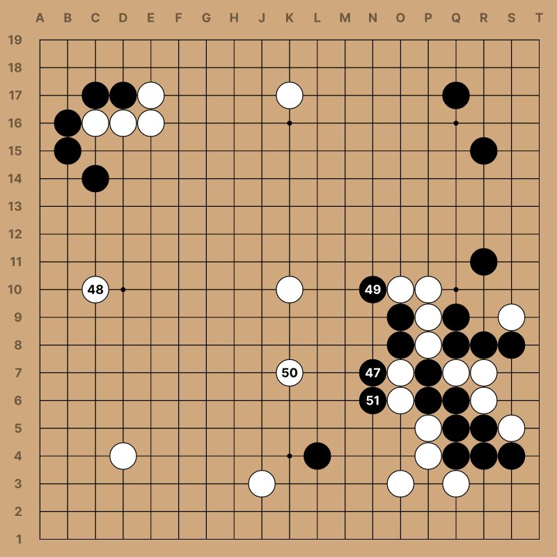 (;CA[UTF-8]FF[4]GM[1]KM[0]RU[Chinese]SZ[19];B[pc];W[dp];B[qe];W[dd];B[pp];W[jc];B[cf];W[jj];B[cc];W[cd];B[dc];W[ed];B[bd];W[ec];B[be];W[nq];B[kp];W[qn];B[pn];W[pm];B[on];W[nn];B[om];W[ol];B[qo];W[nm];B[pl];W[qm];B[pk];W[rk];B[qi];W[op];B[rl];W[oo];B[po];W[ro];B[rp];W[pq];B[qp];W[iq];B[nl];W[ok];B[nk];W[oj];B[ql];W[nj];B[mm];W[cj];B[mj];W[jm];B[mn])