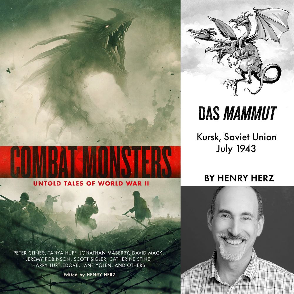 author photo and Combat Monsters front cover art