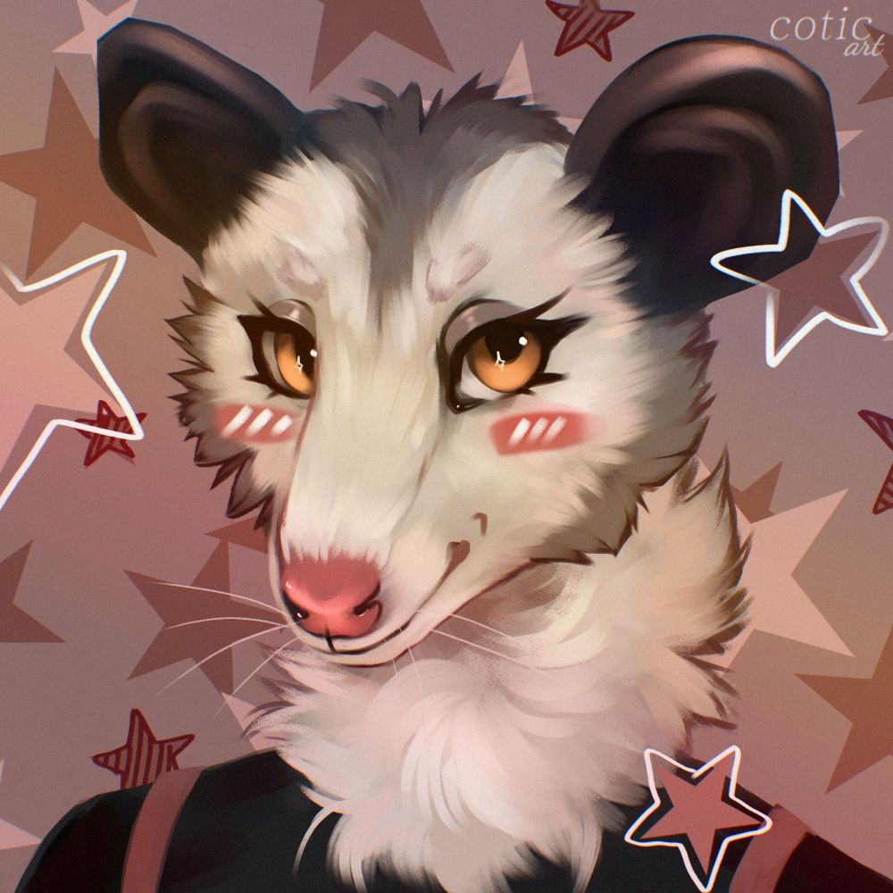 I love drawing opossums 💚
