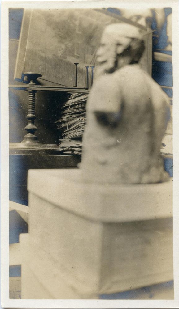 Photographic print of Edward Valentine's Jeb Stuart bust