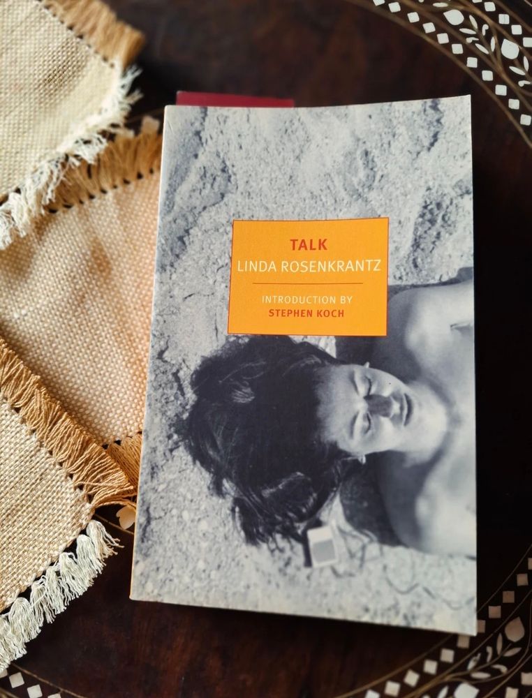 TALK by Linda Rosenkrantz. NYRB Classics. 