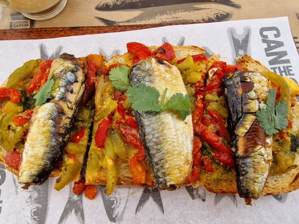 Bruschetta de sardines pour un goûter équilibré