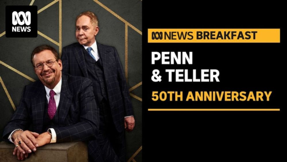 Masters of magic Penn & Teller to launch 50th anniversary tour in Australia