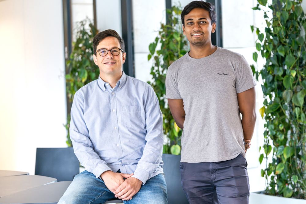 Johannes Fink and Rishabh Sahu at ISTA © ISTA